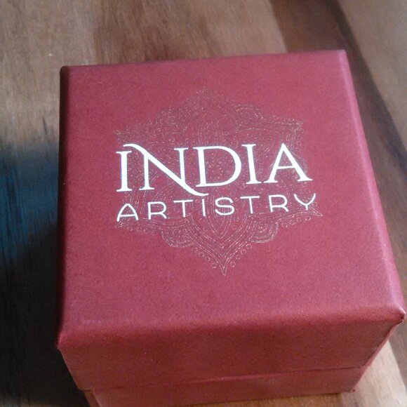 Indian Artistry Tanzanite Sterling Silver Carved Filigree Ring (Size 6) - Picture 16 of 16